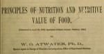 Principles of nutrition and nutritive value of food by Wilbur O. Atwater (1916)